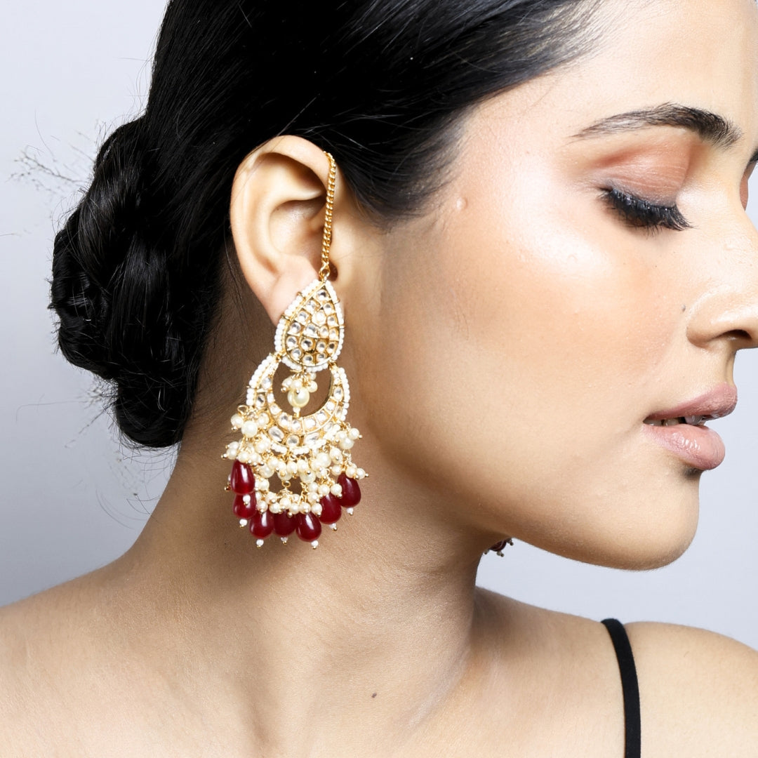 Heavy hot sale long earrings