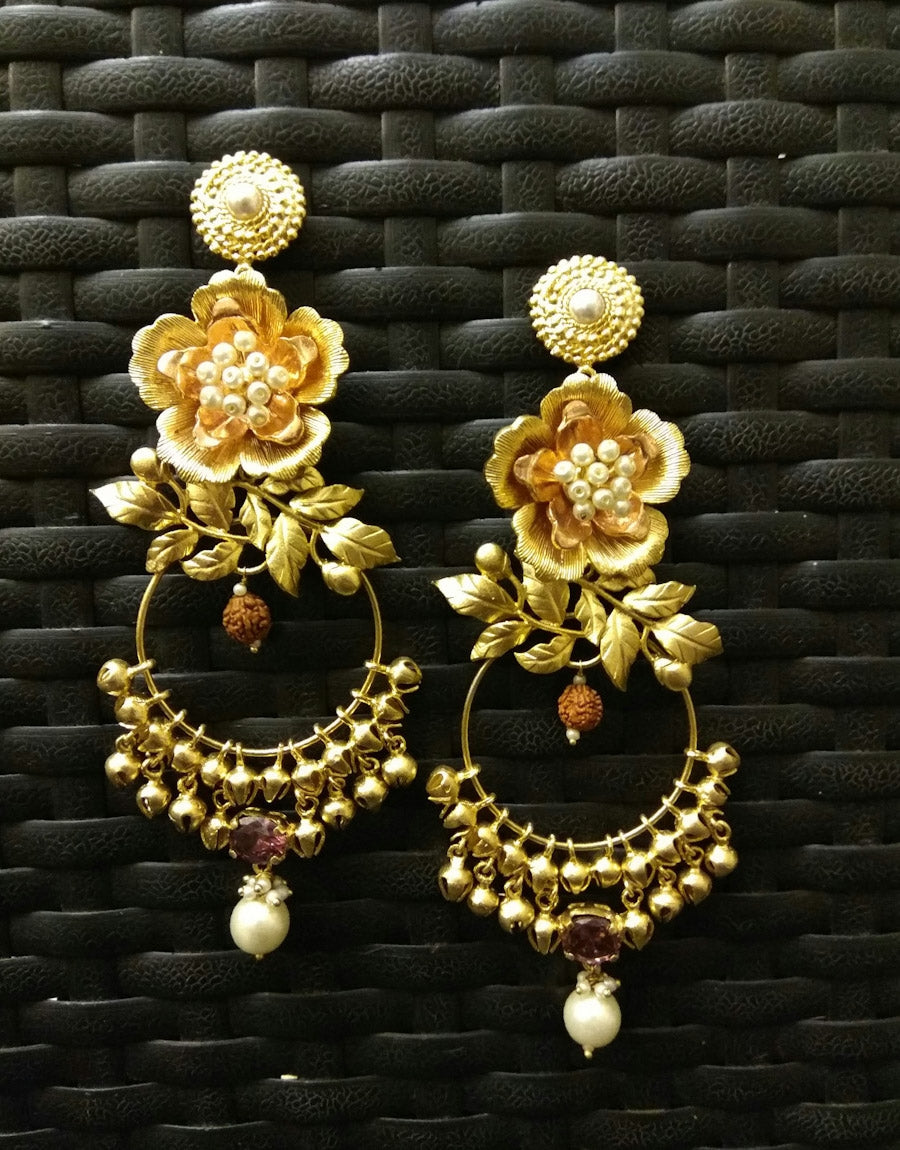 Fashion Hub Golden Indo-Western Earrings at Rs 100/piece in Mumbai