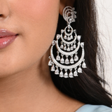 Trendy Diamond Chandbali Earrings