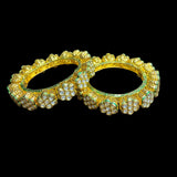 Kundan Pacheli Bangle Set