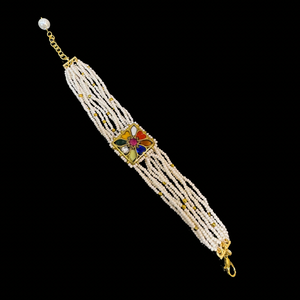 Navratan Pearl Essence Bracelet