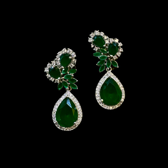 Emerald Radiance Earrings