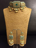 Firoza Meenakari Chokar - Ziva Art Jewellery